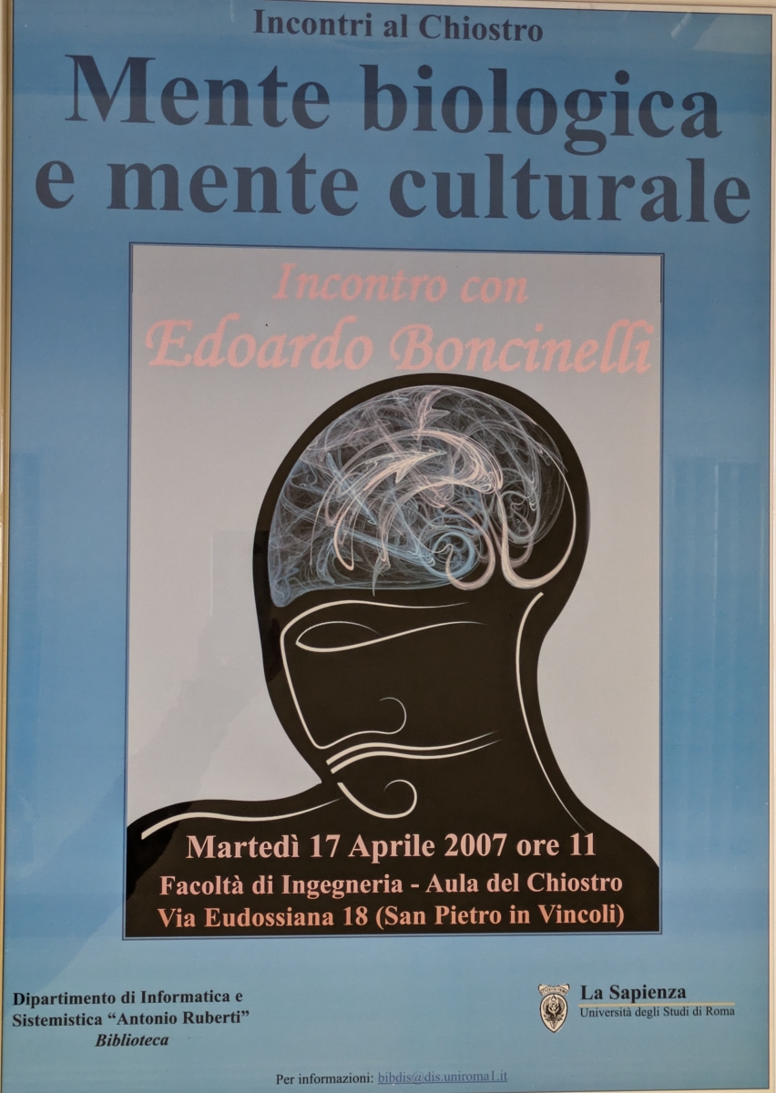 incontri al chiostro 2007 edoardo boncinelli la magia della scienza