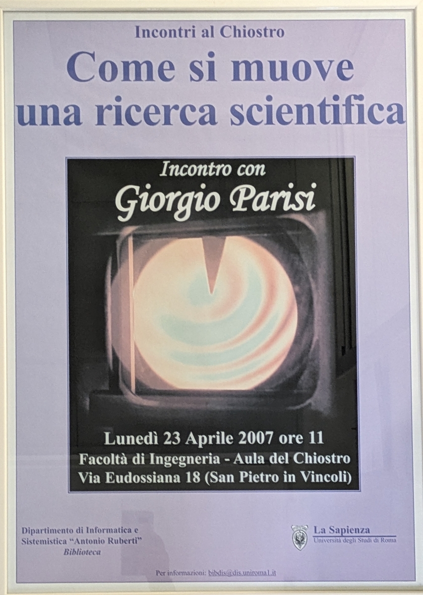 La chiave, la luce e l'ubriaco. Come si muove una ricerca scientifica Giorgio Parisi