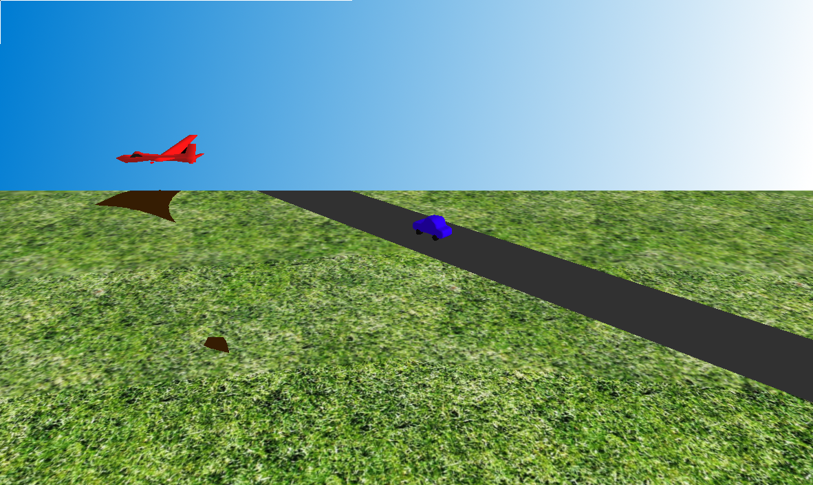 Snapshot from simulation.